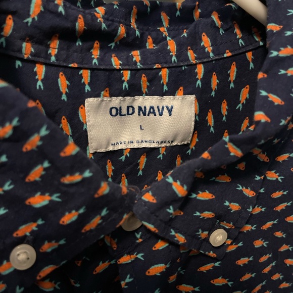 Old Navy Summer Buttondown - Picture 2 of 3